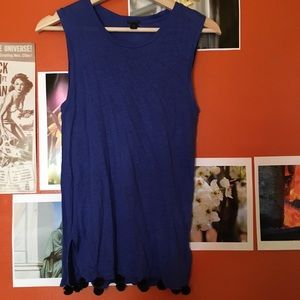 J. Crew Pompom Tank Top